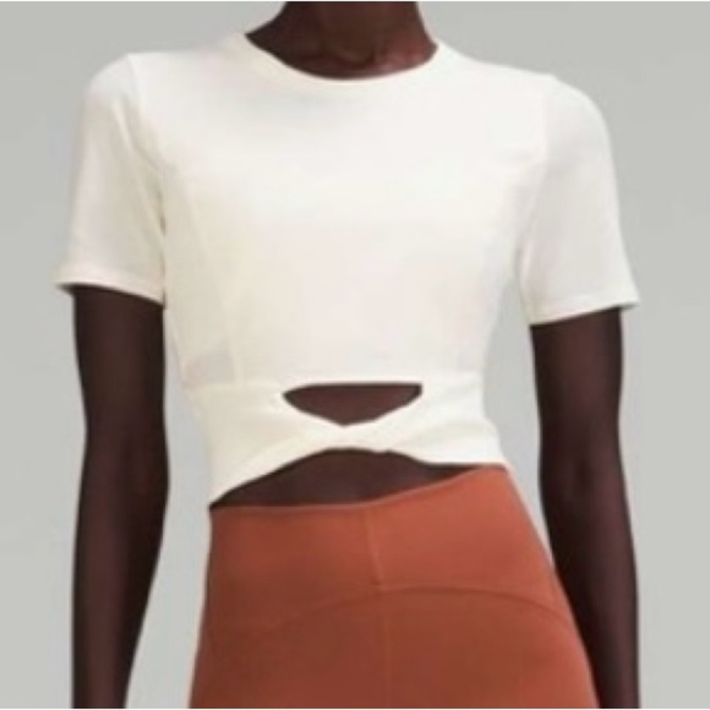 White Cut-Out Women’s Top